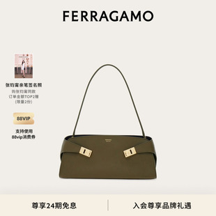 【张钧甯同款】FERRAGAMO菲拉格慕女士Hug 横版单肩包