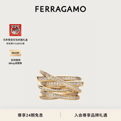 FERRAGAMO菲拉格慕女士Gancini戒指 新年礼物 52号
