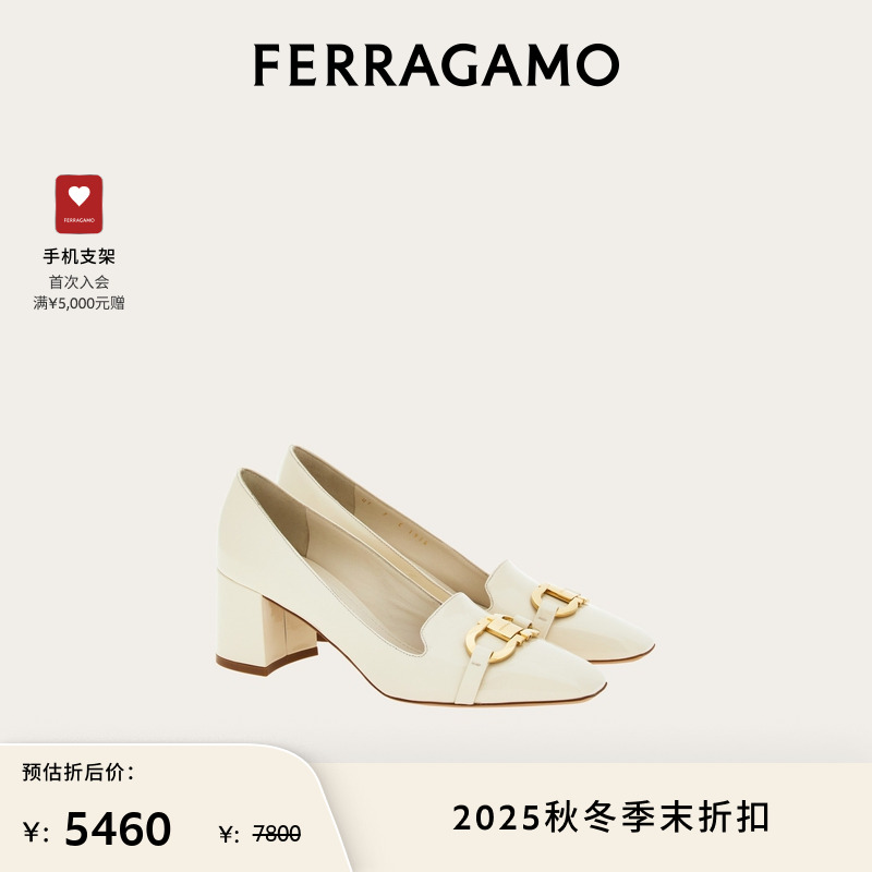 FERRAGAMOGancini扣饰高跟鞋