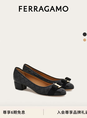 【6期免息】FERRAGAMO菲拉格慕女士经典VARA高跟鞋婚鞋