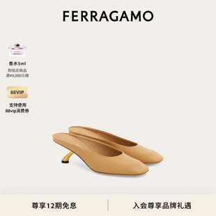 FERRAGAMO菲拉格慕女士S型跟穆勒鞋 新品