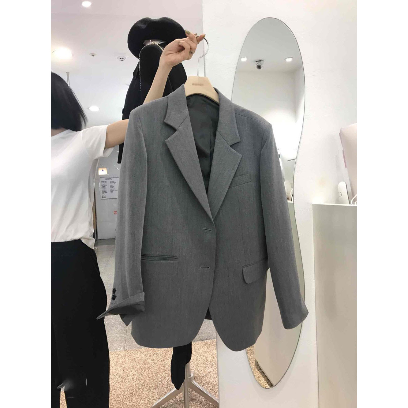 韩版西装外套女宽松高级感西服女