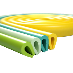 儿童防撞条u型茶几防磕碰软包保护桌沿泡沫包边条玻璃门海绵贴u形