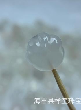 2026玉髓玛瑙荔枝冻高冰猫爪配饰耳坠小挂件手工DIY吊坠手串 爆款