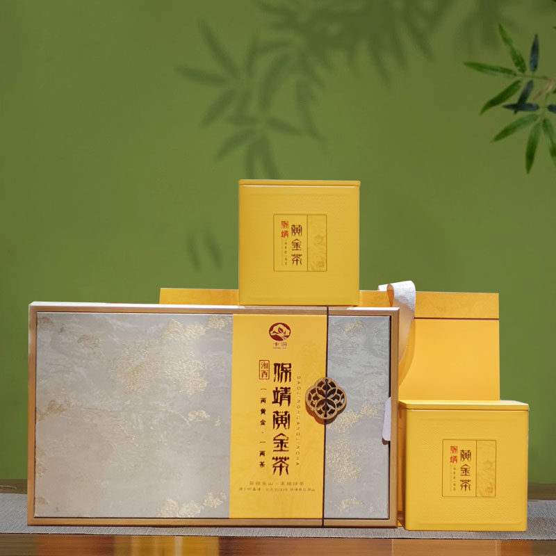 卡洞2026新茶保靖原产地保靖黄金茶高山头采1号200克礼盒包邮。