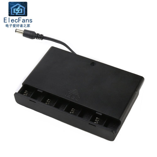 8节5号电池盒带盖带开关