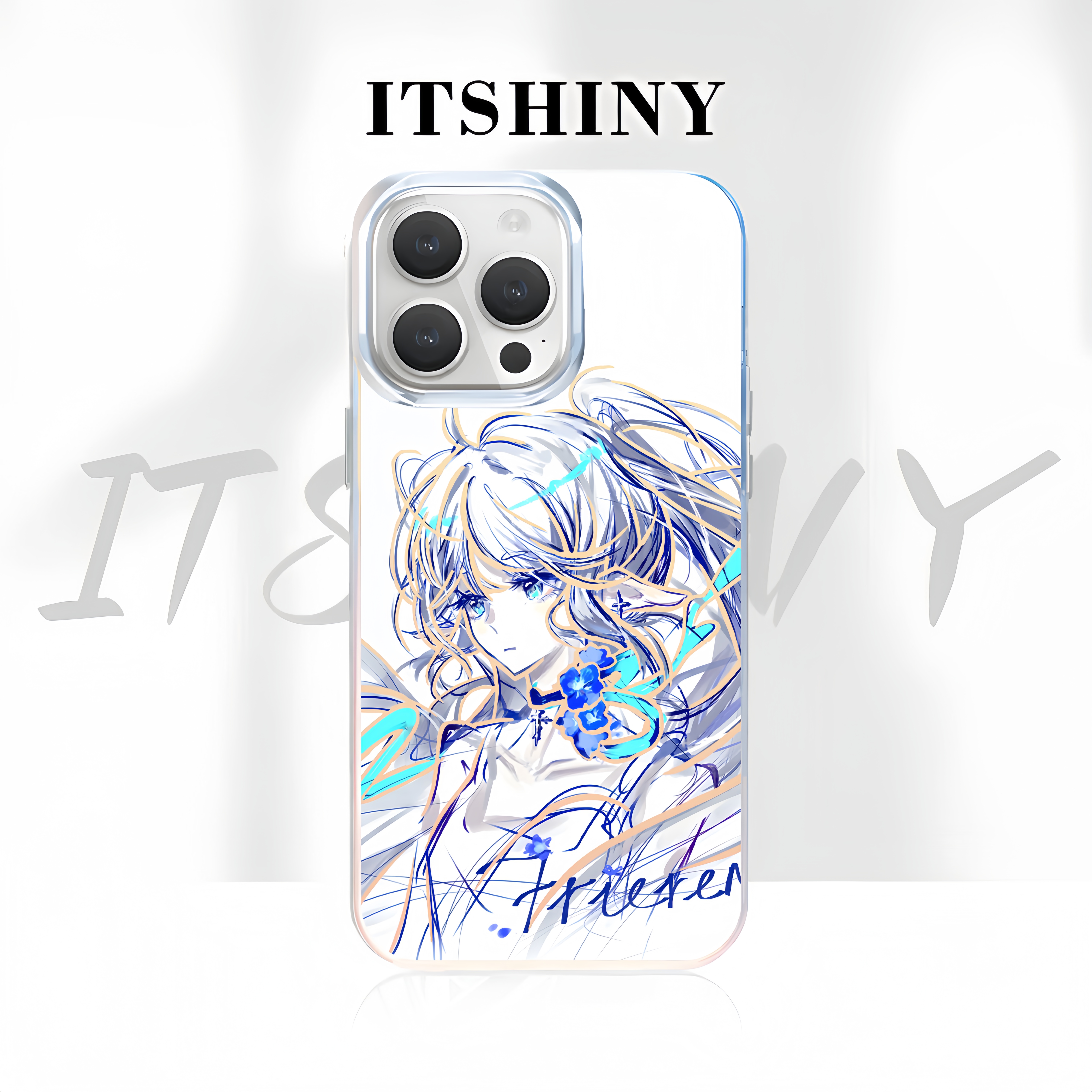 二次元手机壳葬送的芙莉莲极光金