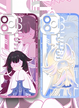 原神手机壳少女哥伦比娅新款适用iphone17苹果16保护套华为m70荣耀WIN防摔小米15红米K90iqoo13一加ace6周边