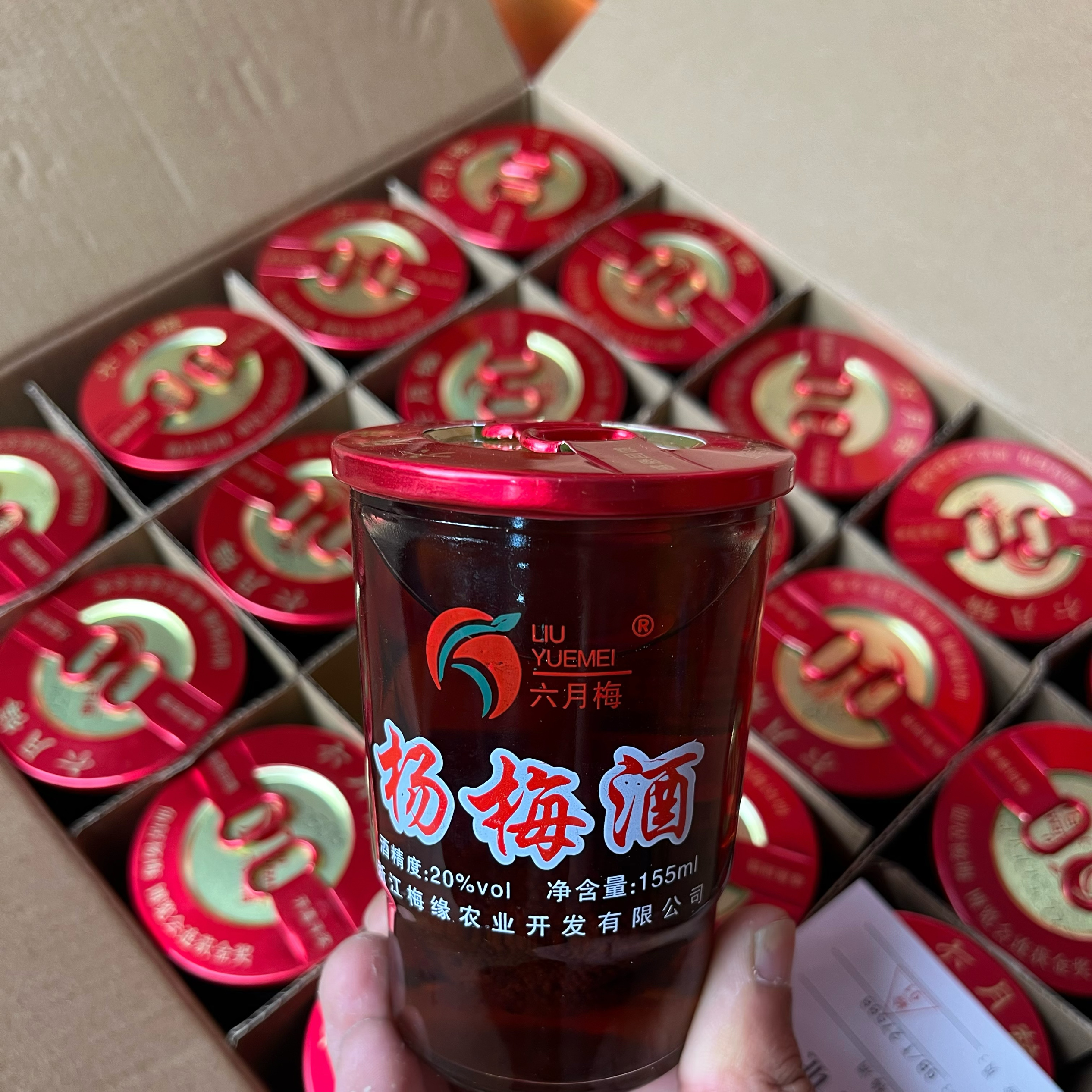 六月梅浙江特产杨梅酒古法酿造