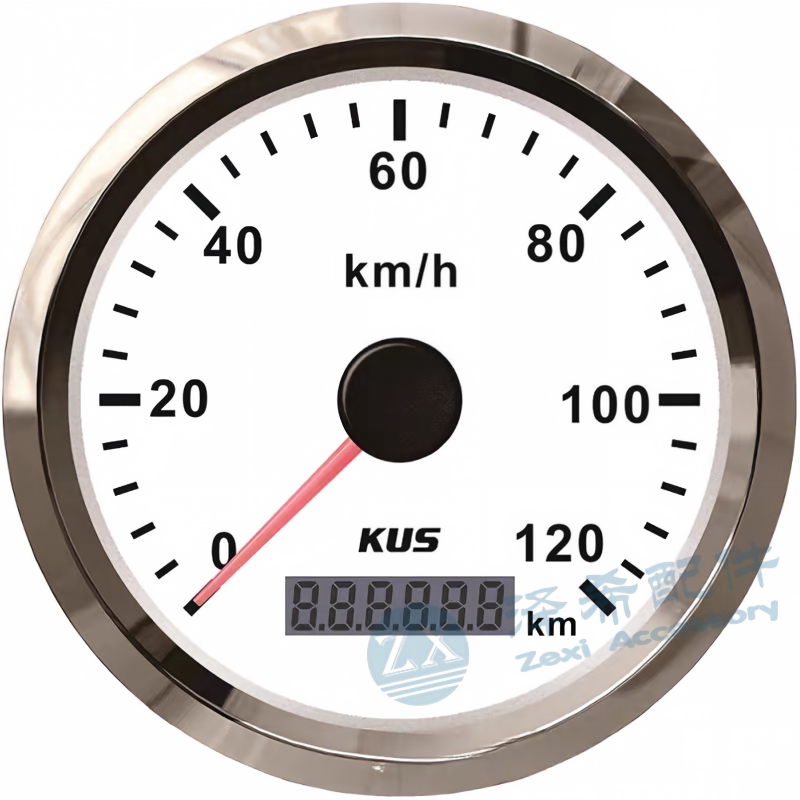 KUS GPS 速度里程表 游艇房车工程机械改装测速表 全套含天线线束