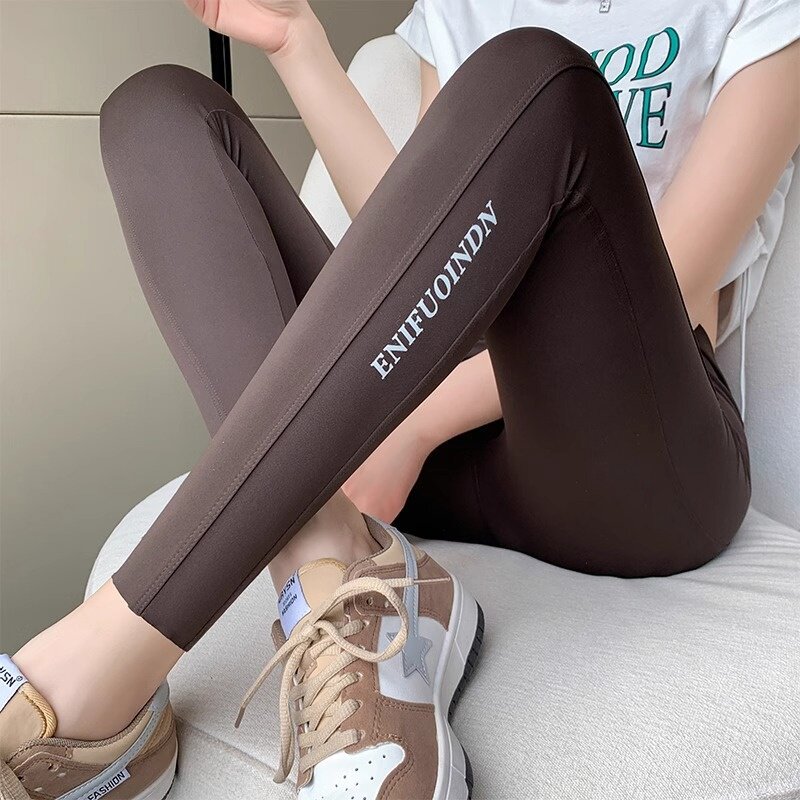 打底裤女大码胖mm加绒加厚鲨鱼裤2026新款秋季外穿显瘦瑜伽紧身裤