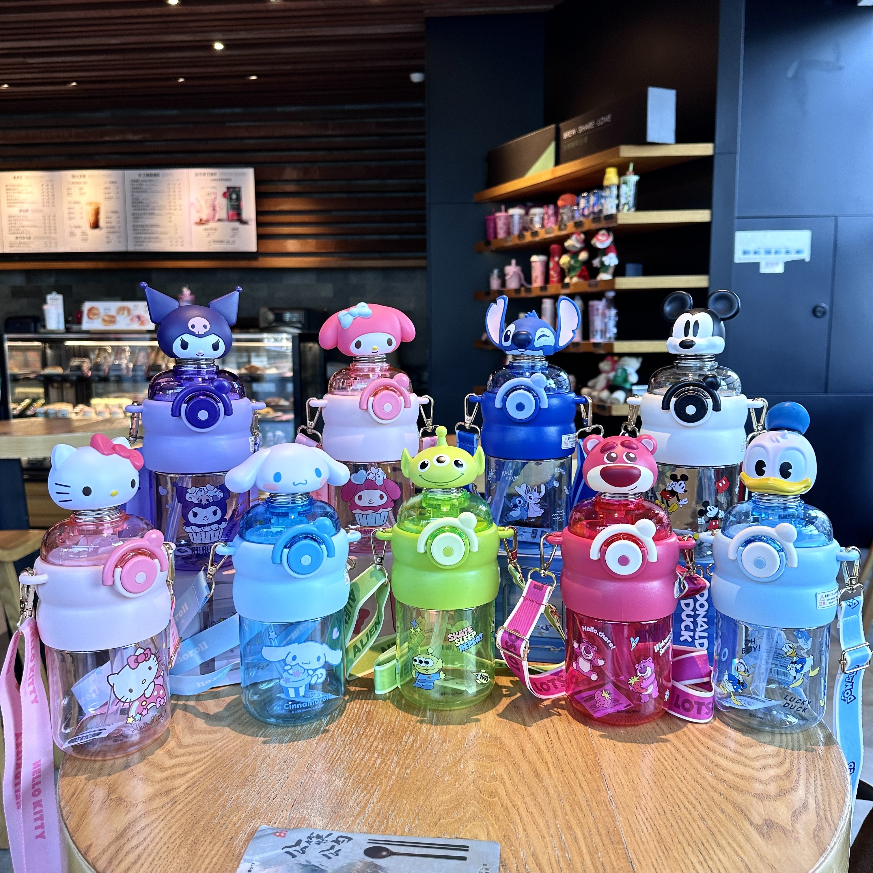 库洛米儿童吸管水杯2024新款塑料杯夏女孩小学生上学专用便携杯子,餐饮具,吸管杯,淘宝优惠券,粉丝福利购,淘宝优惠卷