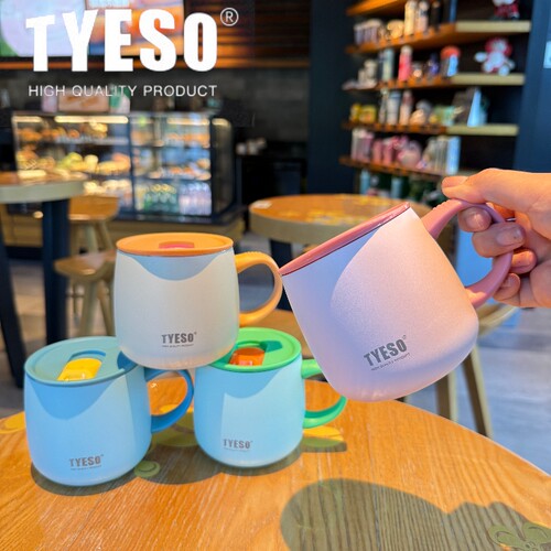 泰硕/tyeso新品陶瓷涂层马克杯