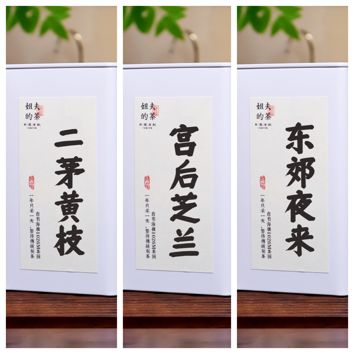 【礼包组合丛门三香】潮州凤凰单丛乌岽高山单枞蜜兰香乌龙茶单纵