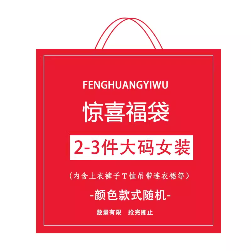 品牌大码女装清仓盲盒神秘福袋拆拆乐【尺寸可选款式随机不退换】