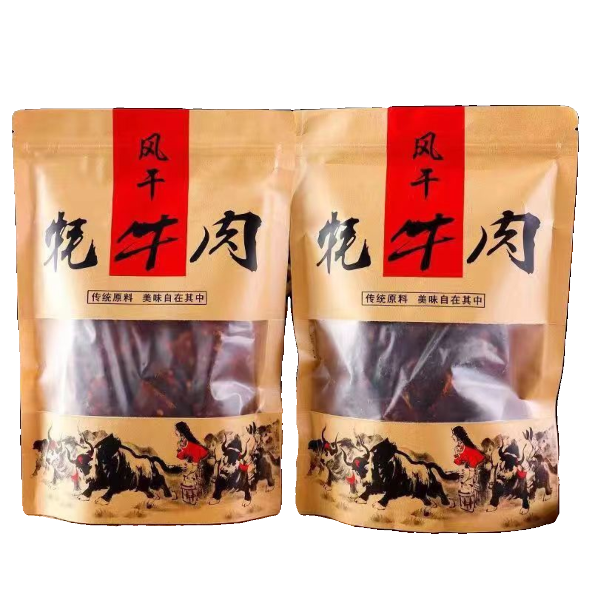 风干牛肉干四川特产麻辣手撕牛肉干麻辣零食