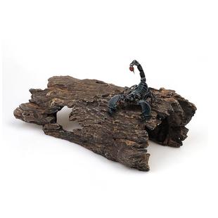 爬宠躲避洞穴乌龟晒台蜥蜴守宫躲避屋蝎子蜘蛛爬虫造景树皮洞爬台