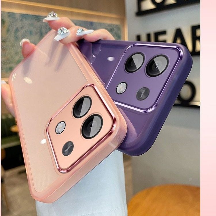 适用小米pocox6手机壳poco x6pro硅胶保护套新款自带镜头膜Xiaomi时尚男女透明护镜mi软壳全包超薄防摔套简约