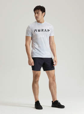 AMRAP迷彩系列男子运动T恤Crossfit训练短袖健身跑步透气弹性休闲