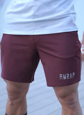 AMRAP男士短裤Crossfit健身训练举重硬拉深蹲户外休闲透气速干