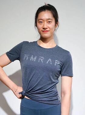 AMRAP 圆领舒适透气户外运动综合训练服短袖速干排汗修身款健身服