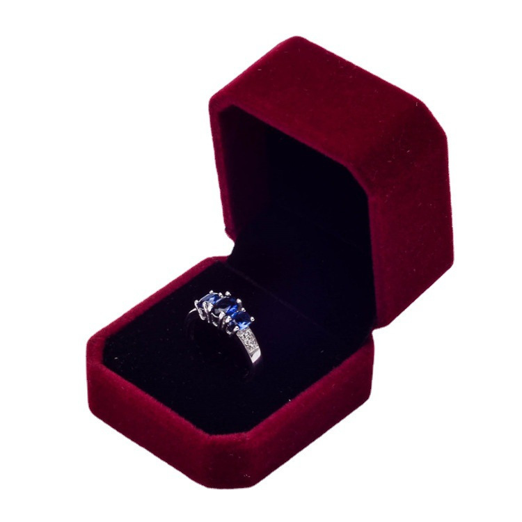 御创国际喜庆用品夏丽恩便携绒布蝴蝶结首饰盒戒指项链饰品盒耳钉