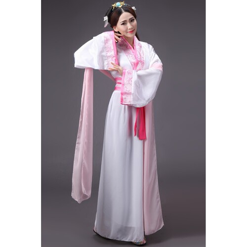 古装服装仙女 演出服七仙女 改良汉服女装唐装汉服服装襦裙送披帛
