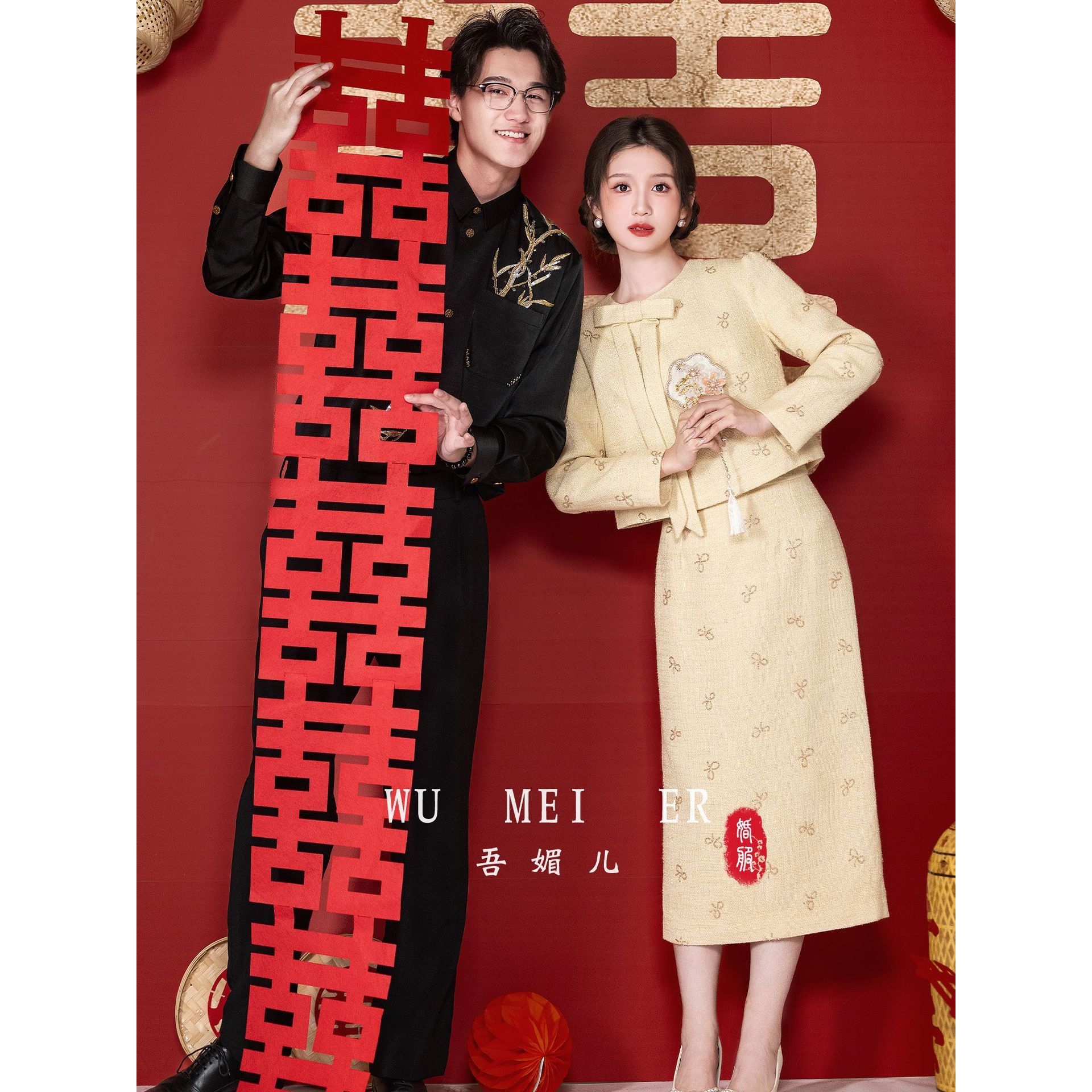 新中式订婚服2025新款新娘领证登记气质小礼服小个子敬酒服女厂家