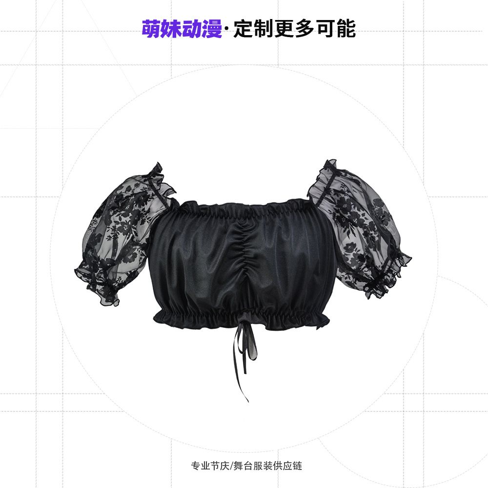 【工厂定制】亚马逊外贸新款纯白色叮咚服德国慕尼黑啤酒节服装上