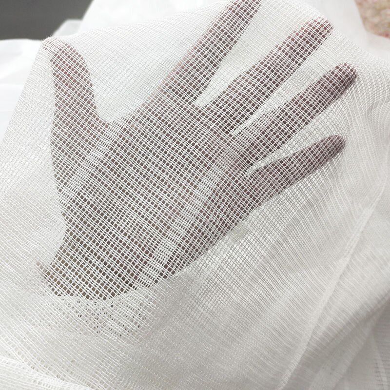 荷蚊帐双线 线老式花纯棉纱蚊帐加厚加密蚊帐穿杆蚊帐学生宿舍上