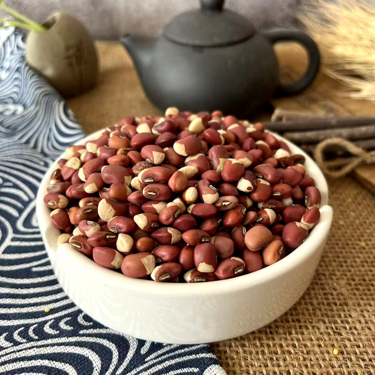 花豇豆2500g五斤缸豆花姜豆江豆新货花豆子煮粥煲粥饭豆五谷杂粮