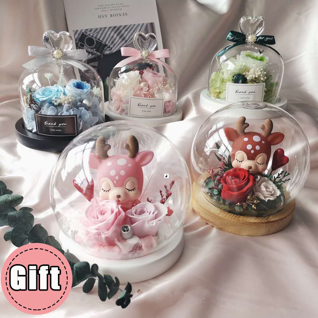 mom couples birthday gift girlfriend everlasting flower kids