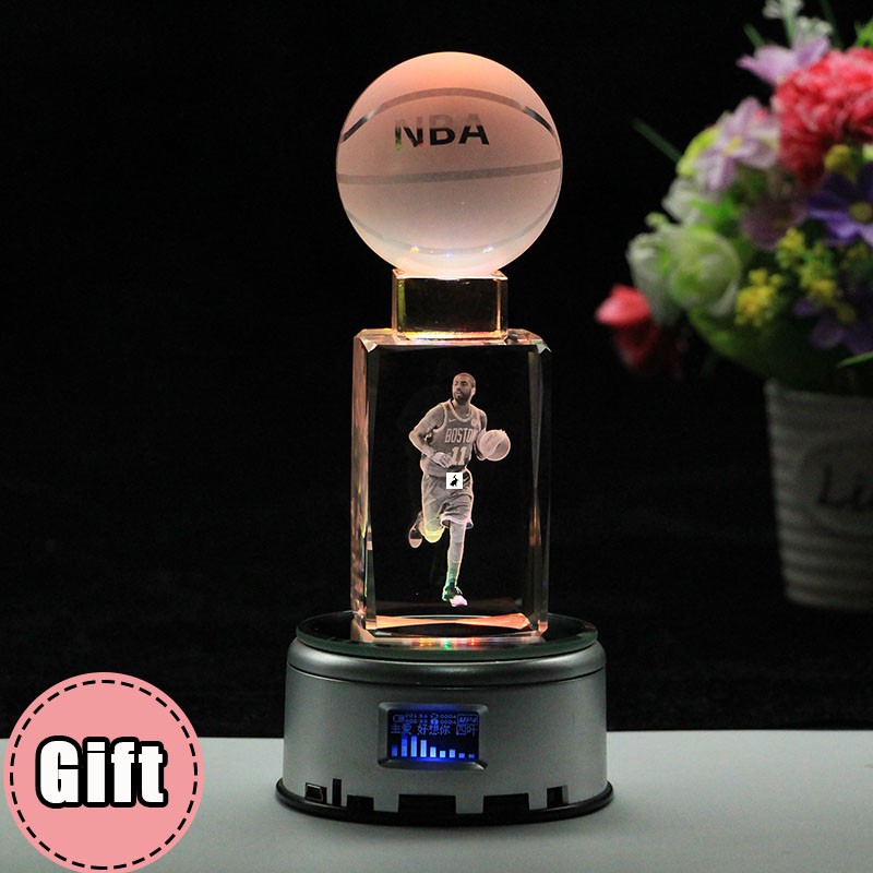 crystal ball lebron jamescurrykobe basketball model gift man