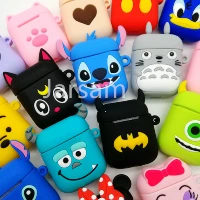 Silicone Cartoon Cute Wireless Earphone Case For AirPods 2