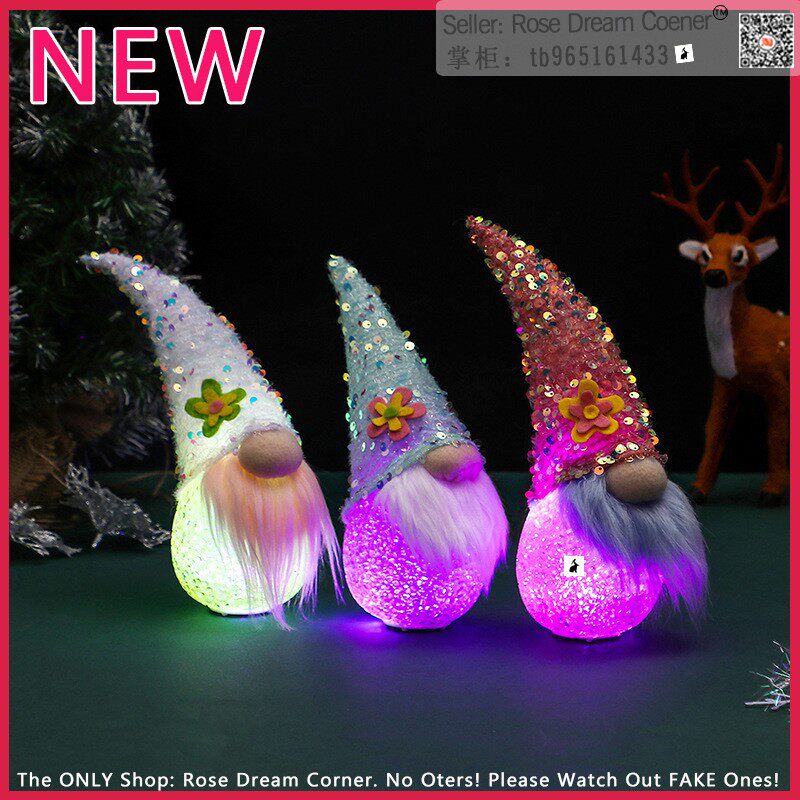 easter glowing faceless doll gnomes plush toys gift decor