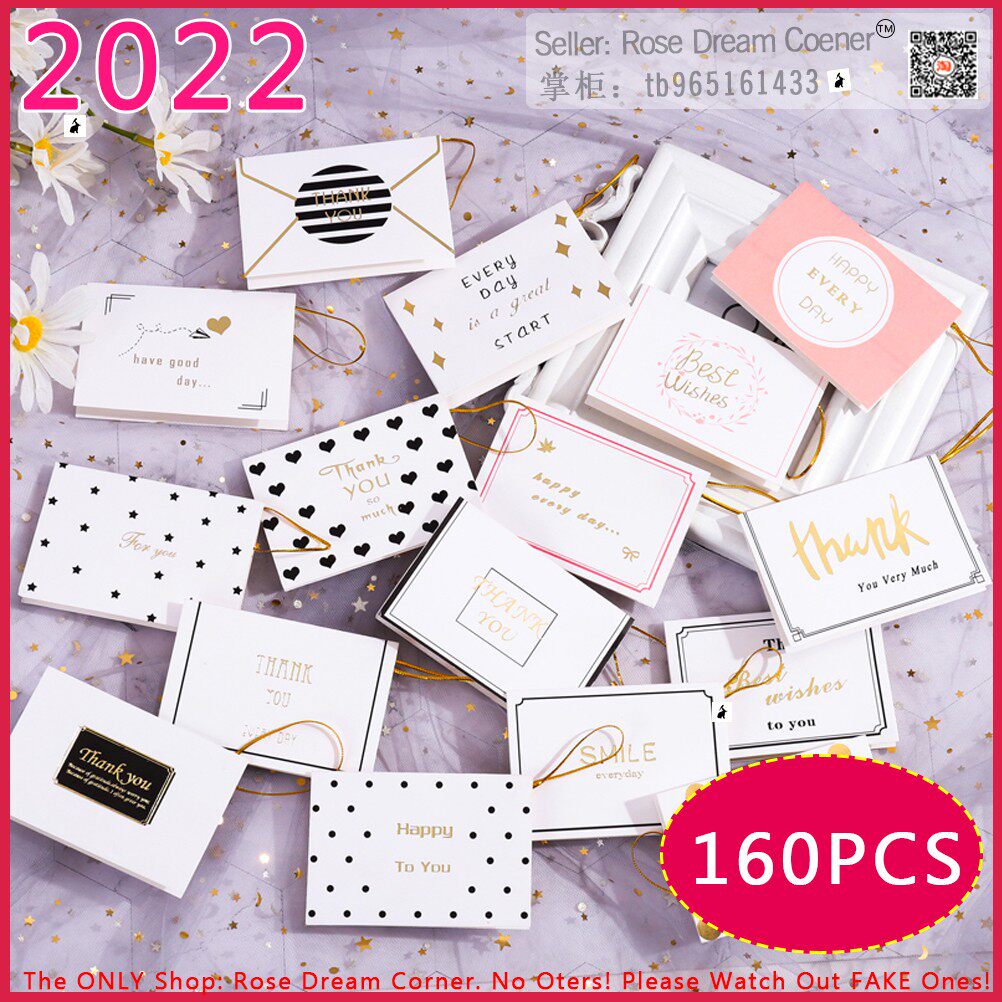 holiday mini greeting card ins party gift thanks wish cards