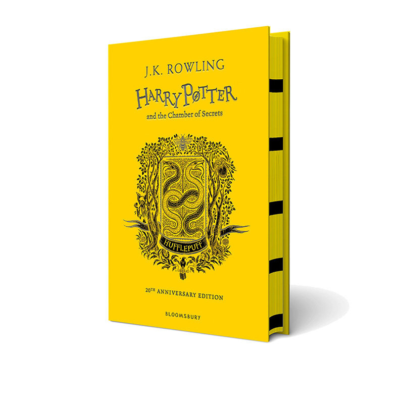 赫奇帕奇学院哈利波特与密室2 Harry Potter and the Chamber of Secrets 20周年纪念精装版 JK罗琳原版电影小说书籍读物