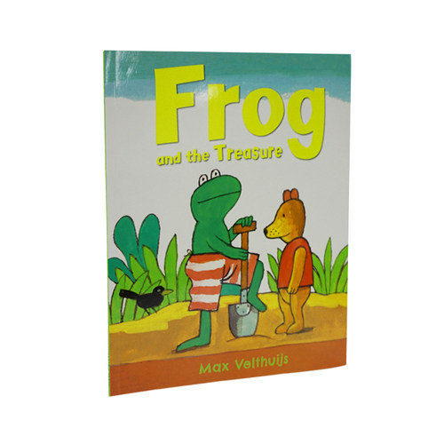 英文原版 Frog and the Treasure 青蛙弗洛格和宝藏 儿童英语启蒙绘本 睡前阅读故事书