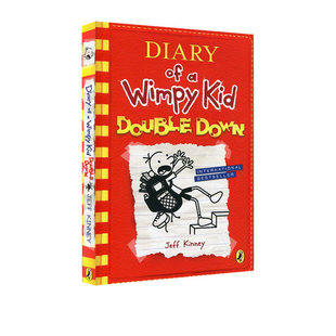 Diary 章节桥梁书 英文原版 Down Wimpy 小鬼日记 Double 儿童幽默小说读物 Kinney Kid 小学生成长阅读 Jeff 小屁孩日记