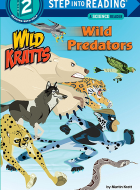 Wild Predators 野生捕食者 Step into Reading兰登经典分级读物 进口英文原版 儿童英语阅读绘本故事书