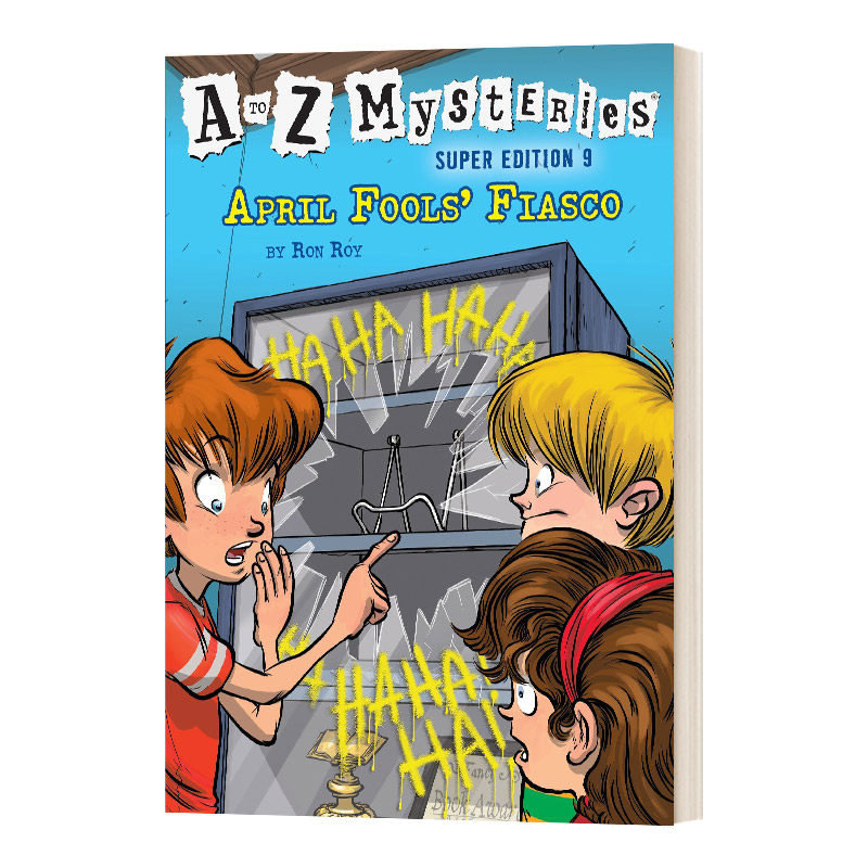 April Fools' Fiasco 愚人节的惨败 进口英文原版 A to Z Mysteries Super Edition神秘案件特别版9 少儿英语课外阅读读物