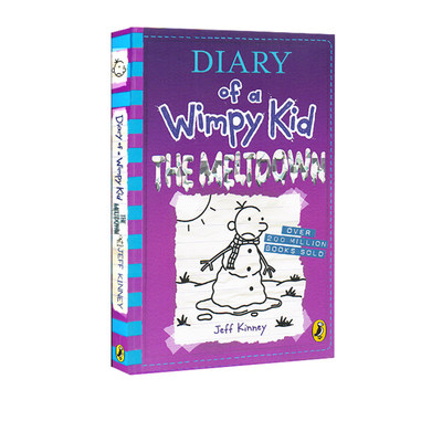 小屁孩日记#13 Diary of a Wimpy Kid The Meltdown 小鬼日记 英文原版小说 儿童章节桥梁书 幽默漫画故事书 7-12岁 Jeff Kinney