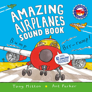 进口英文原版 AMAZING AIRPLANES SOUND BOOK 神奇飞机音效书 儿童英语发音书 启蒙认知绘本