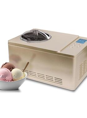 美国代购Whynter Ice Cream Maker ICM-220CGY内置压缩机冰淇淋机
