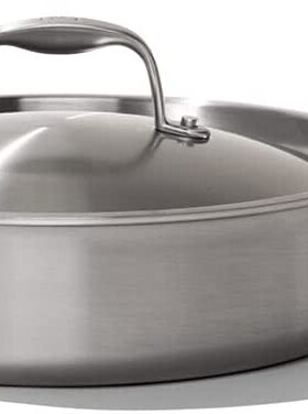 美国代购Made In Stainless Steel Saute Pan不锈钢煎炒锅5层复合