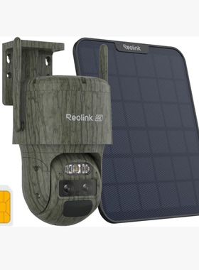 美国代购REOLINK 4G LTE Cellular Trail Camera蜂窝太阳能摄像头