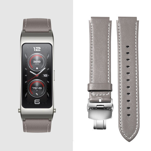 妙百年适配华为手环B7专用皮表带