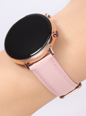 适用华为GT2手表GT3表带watch3pro女款GT2pro手表带GT Runner真皮GT1新款ECG女士智能watchBuds手表带42 43mm