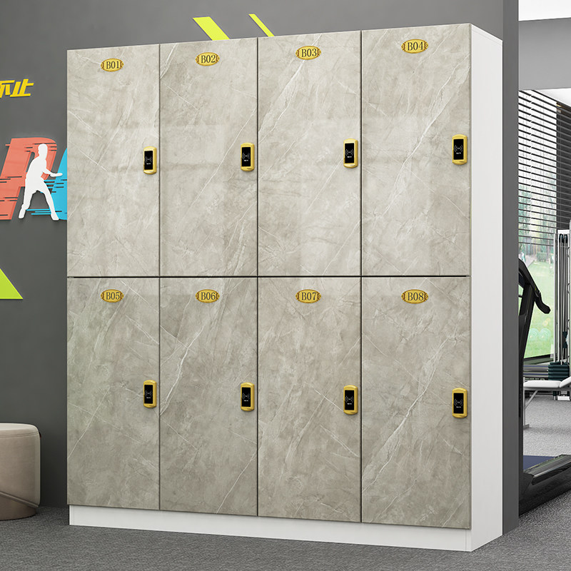 木质员工更衣柜美容洗浴中心游泳馆存包柜健身房瑜伽馆储物柜带锁