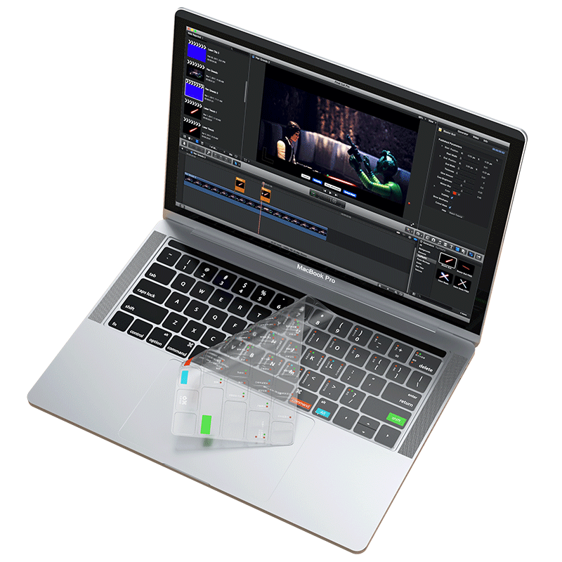 苹果电脑M514寸macbook键盘膜macbook Air13透明键盘膜macbookpro16 M4硅胶全覆盖M3快